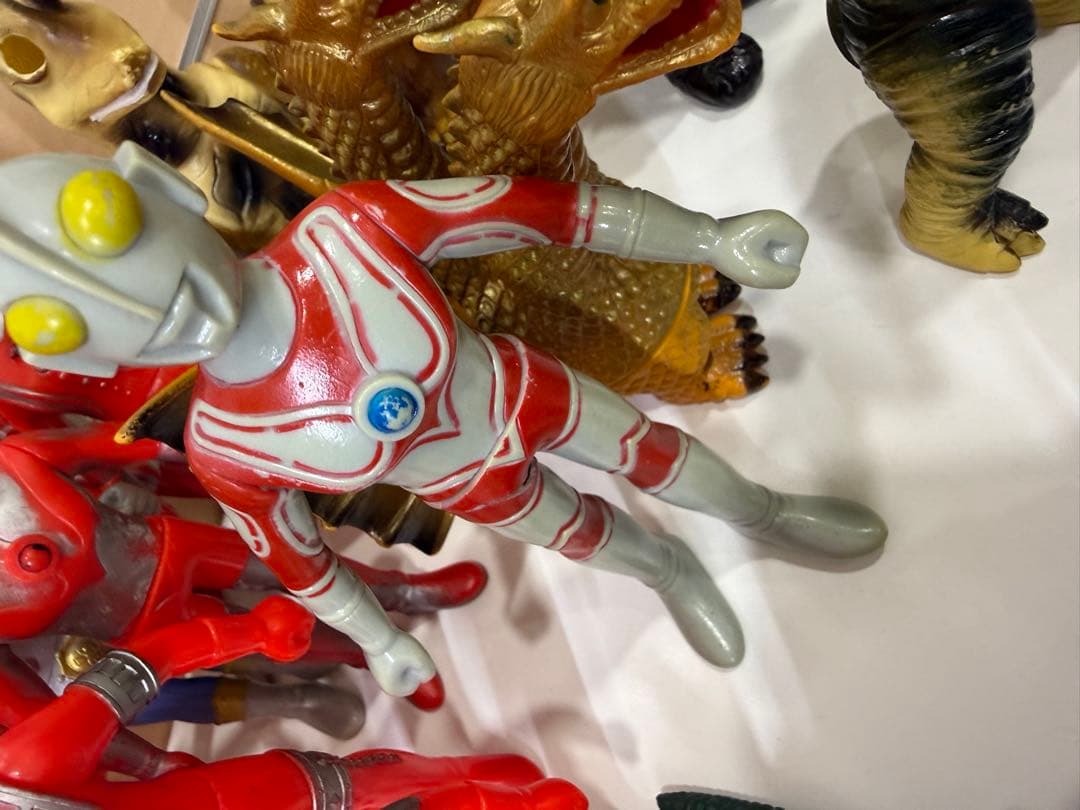 【激レア、当時物】ウルトラマンフィギュアと怪獣、ゴジラフィギュアセット31点