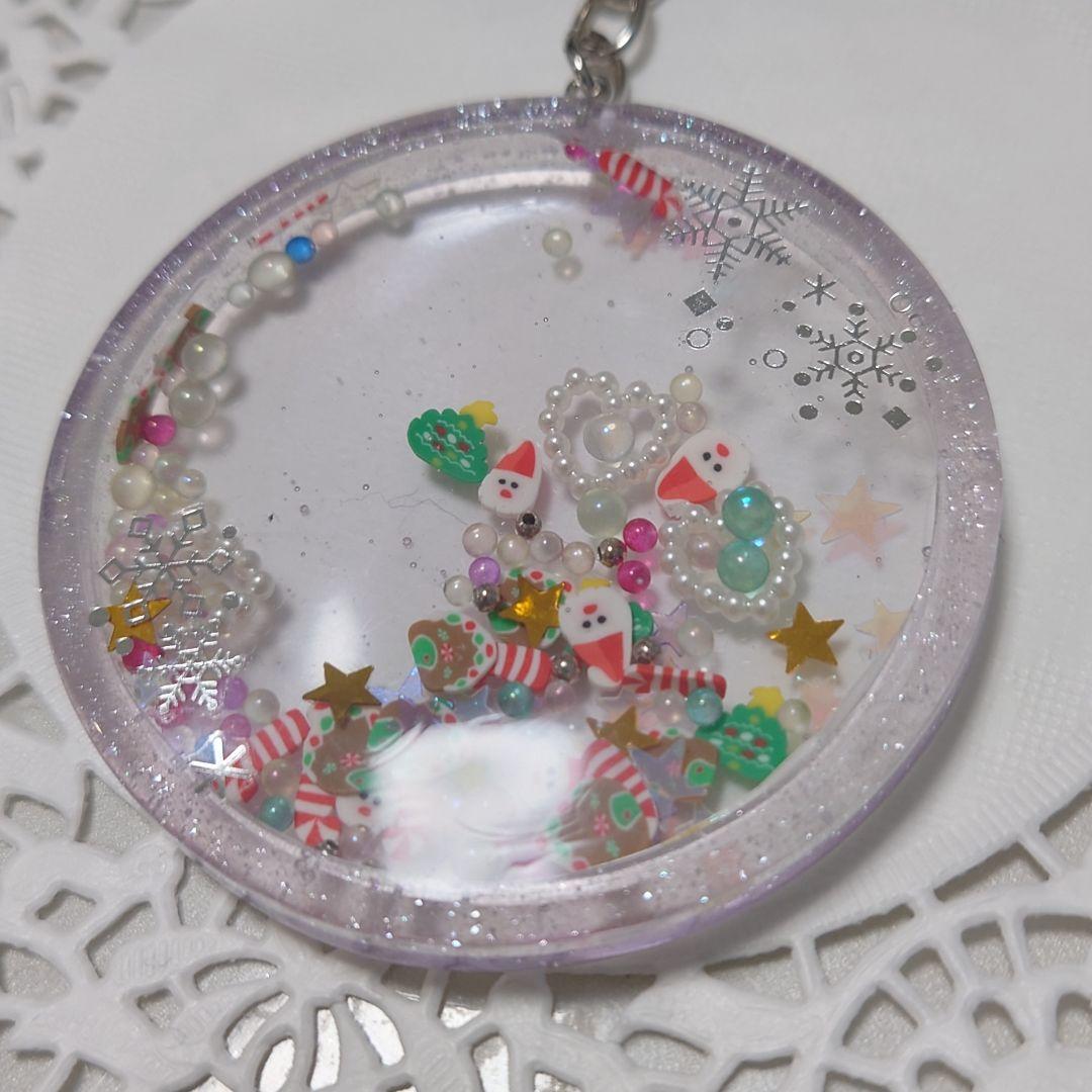 ★オーダーサンプル　クリスマス　シェイカー　キーホルダー　オーナメント