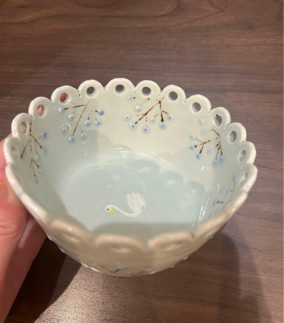 矢板緑　スワン　ボウル 新品未使用　国内作家