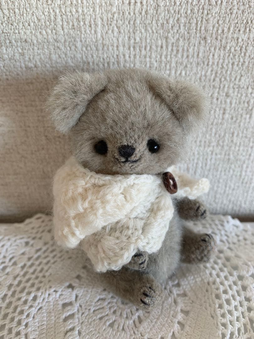 作家様　クマのぬいぐるみ