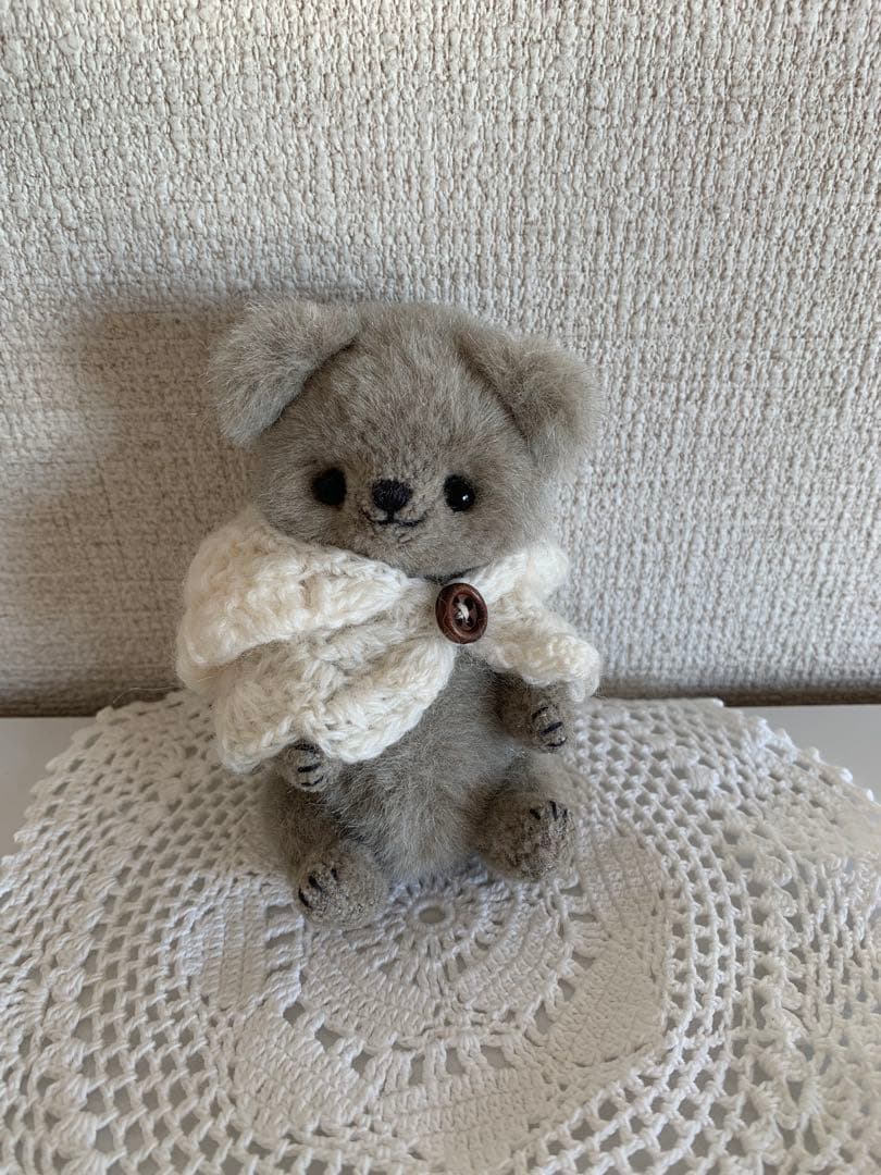 作家様　クマのぬいぐるみ