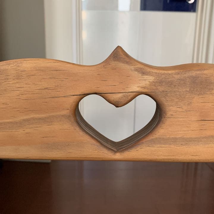 カントリー雑貨　ハート　ブランコ　(大きめ)