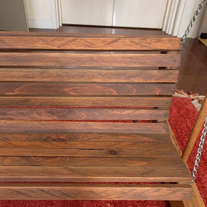 カントリー雑貨　ハート　ブランコ　(大きめ)