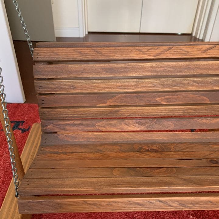 カントリー雑貨　ハート　ブランコ　(大きめ)