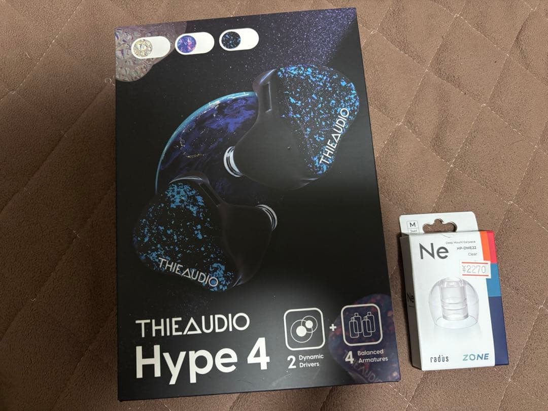 THIEAUDIO Hype 4 イヤフォン＋radius イヤーピース