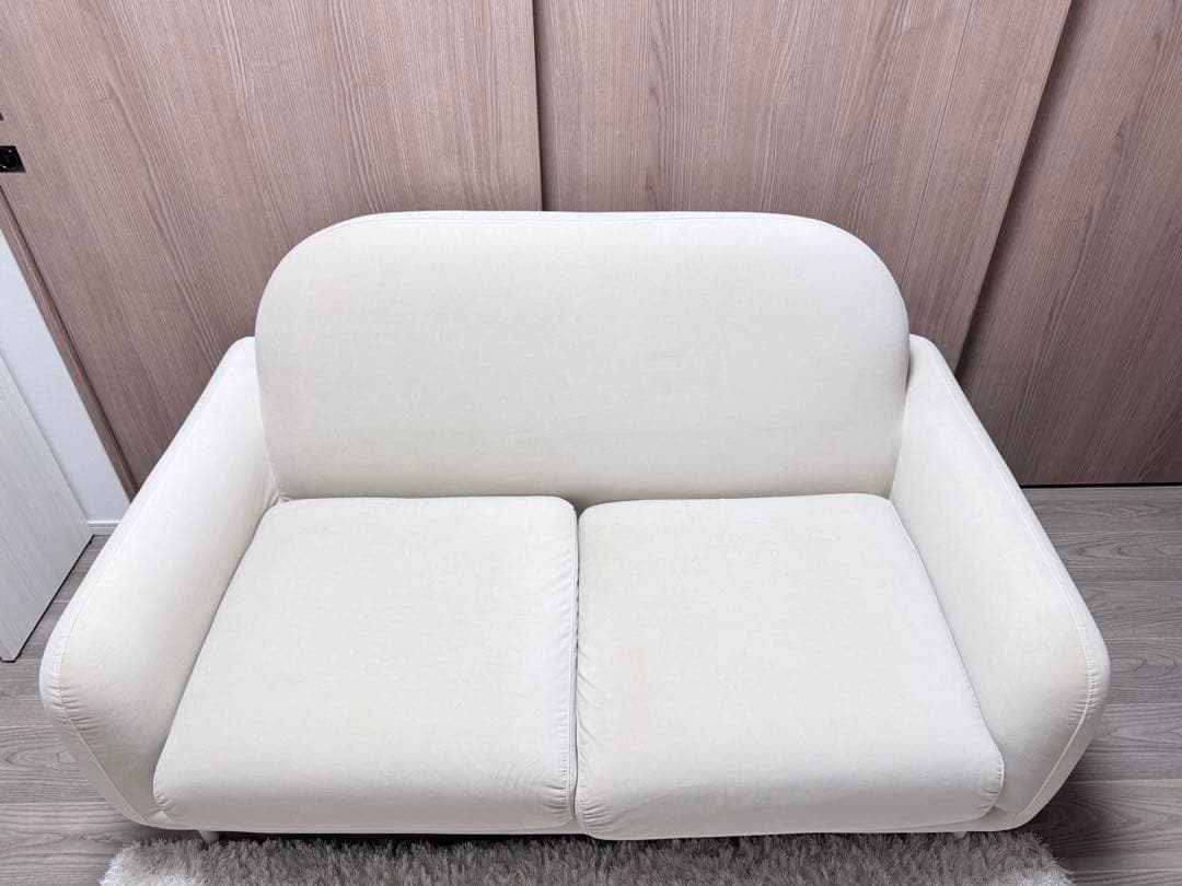 ソファ エルメソファ ホワイト Francfranc 一人暮らし