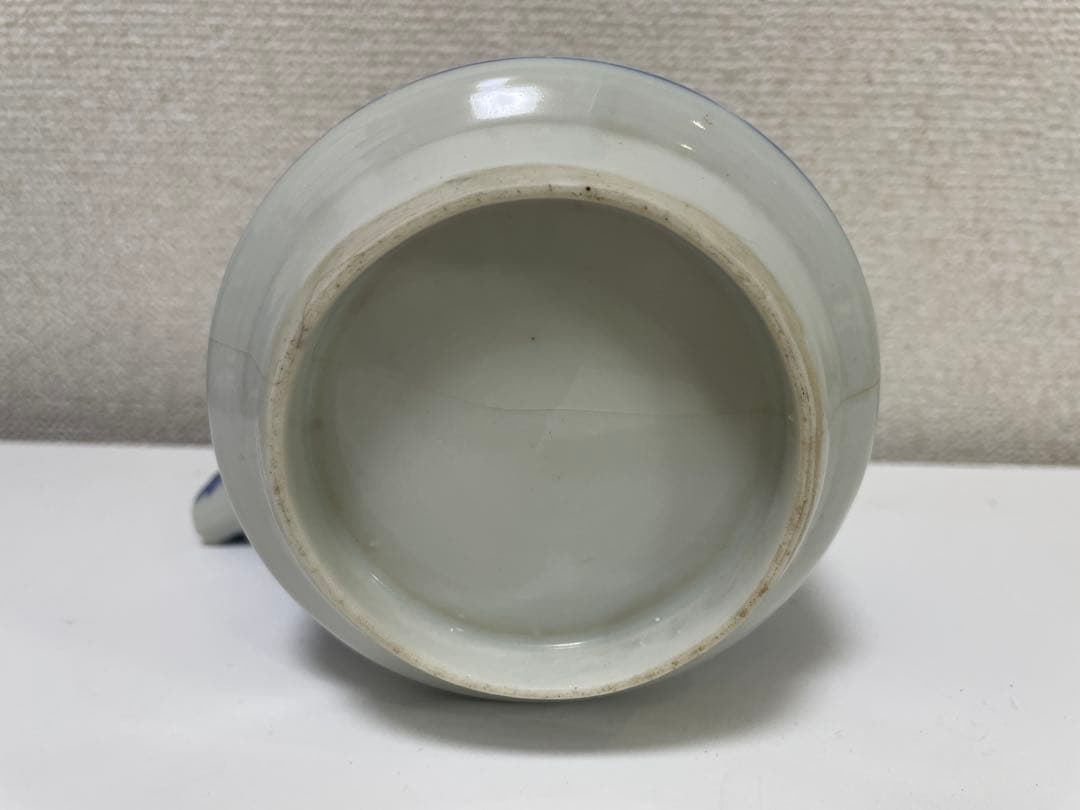 【現状品】染付 陶器 急須 湯呑み 大化年制 まとめ アンティーク レトロ