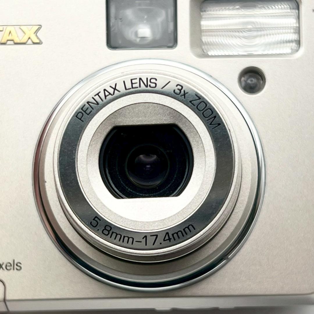 【完動品】PENTAX Optio 330GS コンデジ シルバー 動作確認済