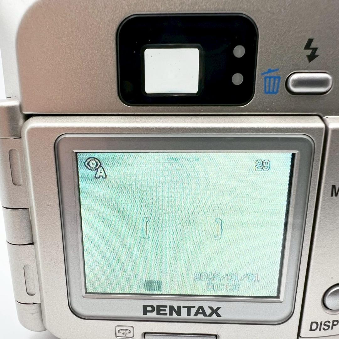 【完動品】PENTAX Optio 330GS コンデジ シルバー 動作確認済