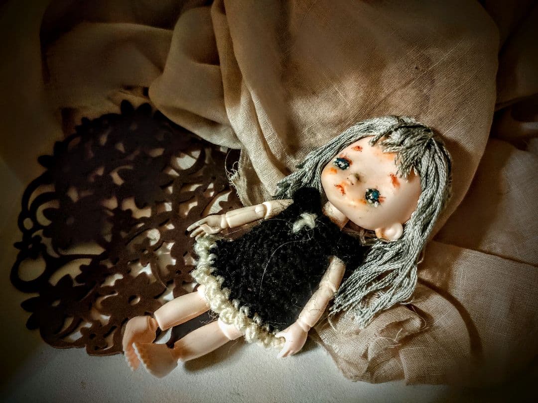 セリアドール（mini）カスタム ボディ.ウィッグ付 プチブライスサイズ