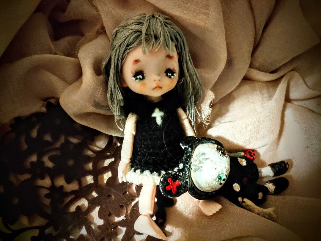 セリアドール（mini）カスタム ボディ.ウィッグ付 プチブライスサイズ