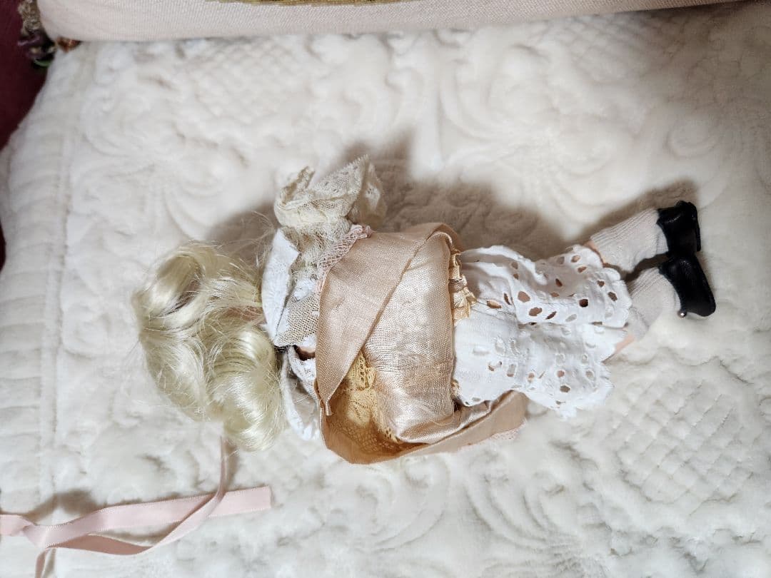 アンティーク ジュモー ☆【レッドスタンプ入り】☆ウィッグ2種☆ビスクドール