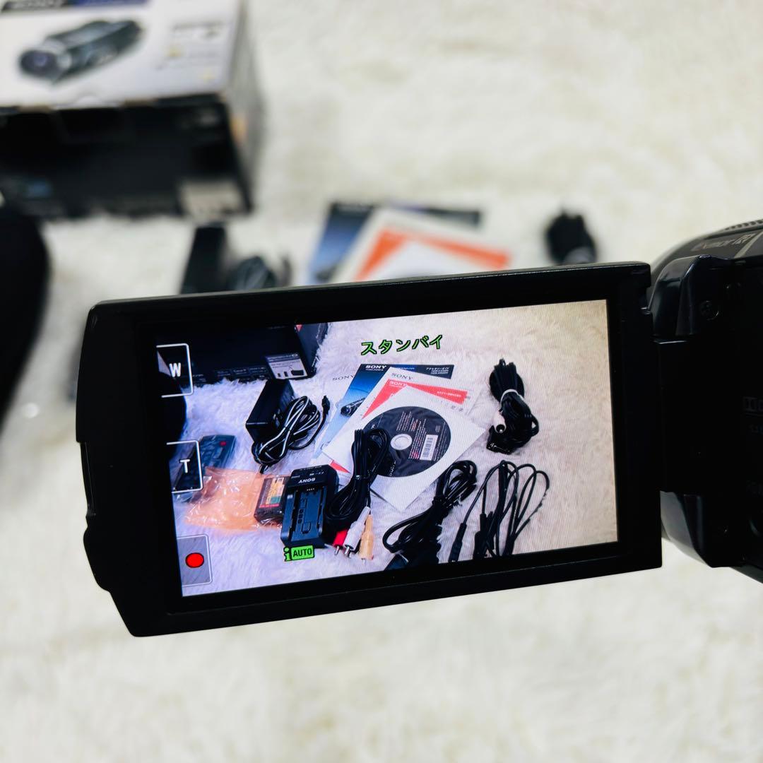 【美品】SONY HDビデオカメラ HDR-XR550V バッテリー2個付き