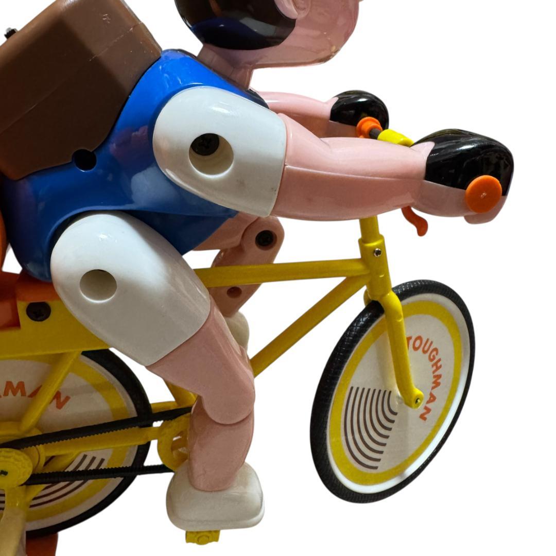 希少　ヤクルト タフマン 非売品 自転車時計 ノベルティ レトロ