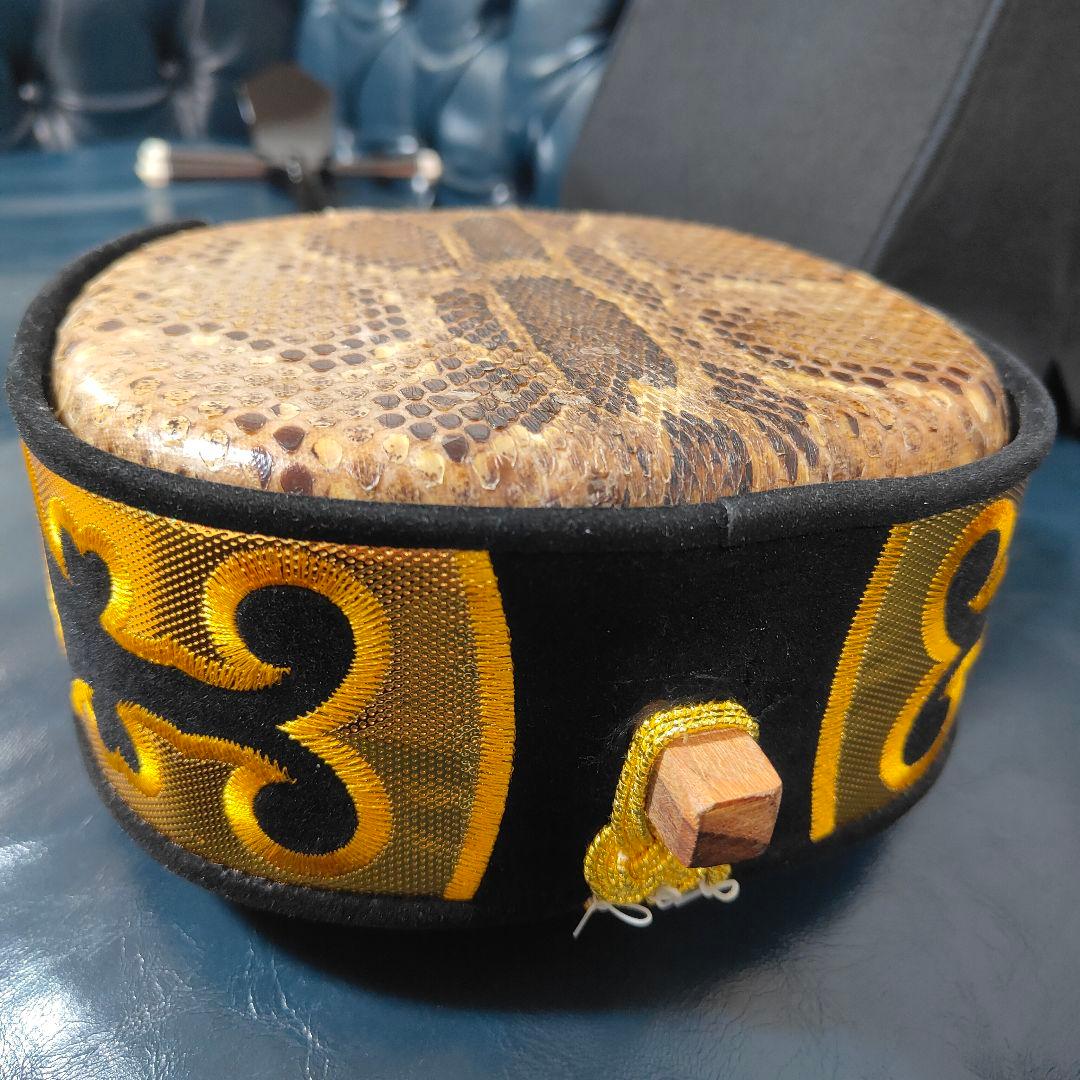 沖縄 琉球 三線 本蛇皮 蛇革 強化貼り 初心者　入門 ケース付き