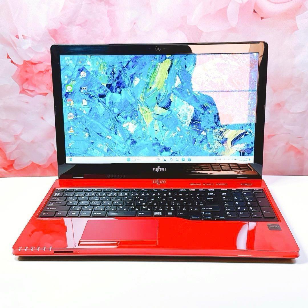 新品高速SSD✨windows11 カメラ ノートパソコン オフィス 薄型