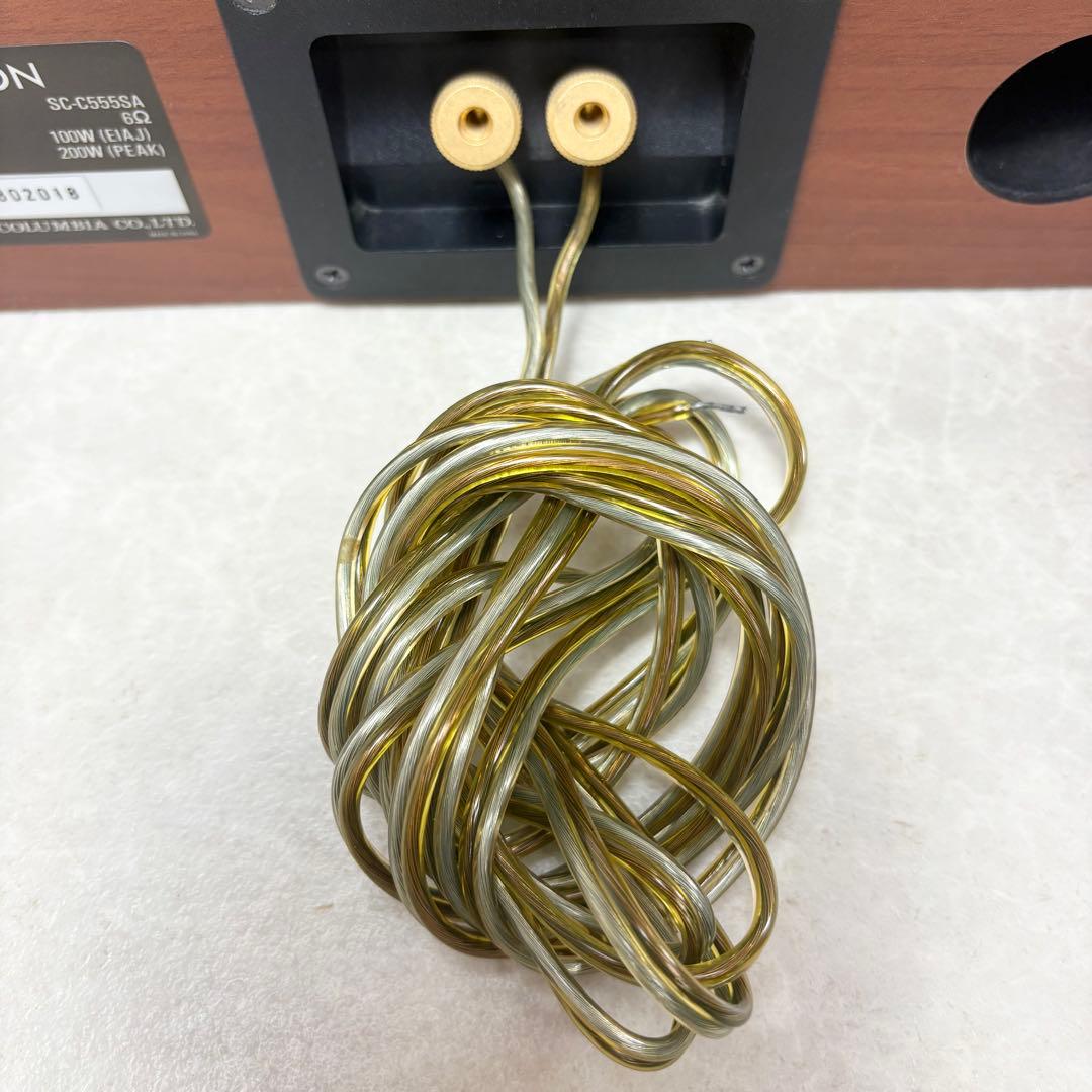 DENON センタースピーカー SC-C555SA ウッド調 コロンビア