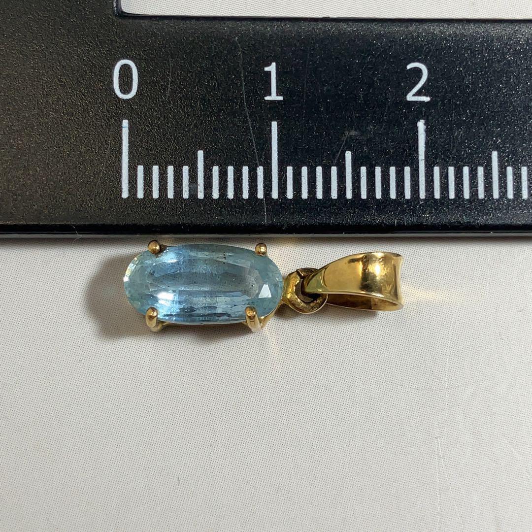 【天然アクアマリン】ペンダントトップアクセサリー高品質ct2746