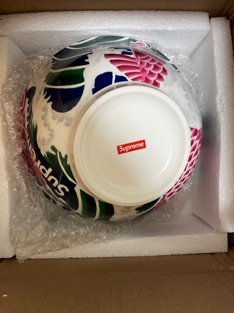 未使用　半タグ付き　SUPREME Waves Ceramic Bowl ボウル