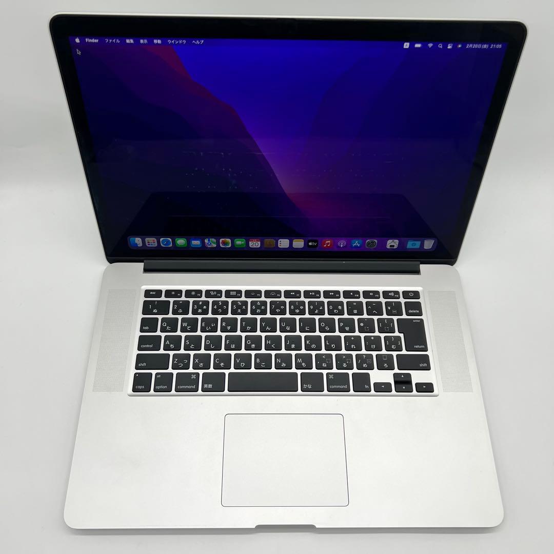 MacBook Pro 15インチ Mid2015 16GB SSD 516GB