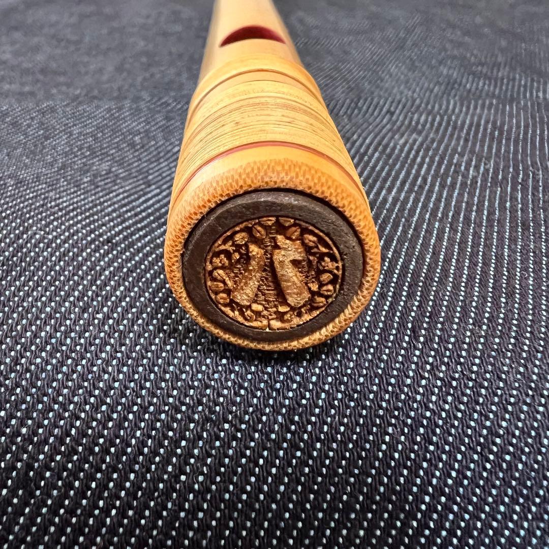 篠笛 和康 8本調子 ドレミ調 天地籐巻