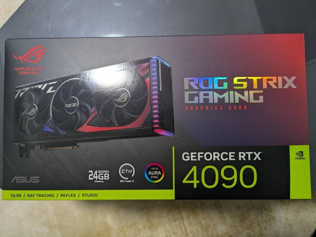 グラフィックボード・グラボ・ビデオカード ASUS ROG Strix GeForce RTX 4090 24GB