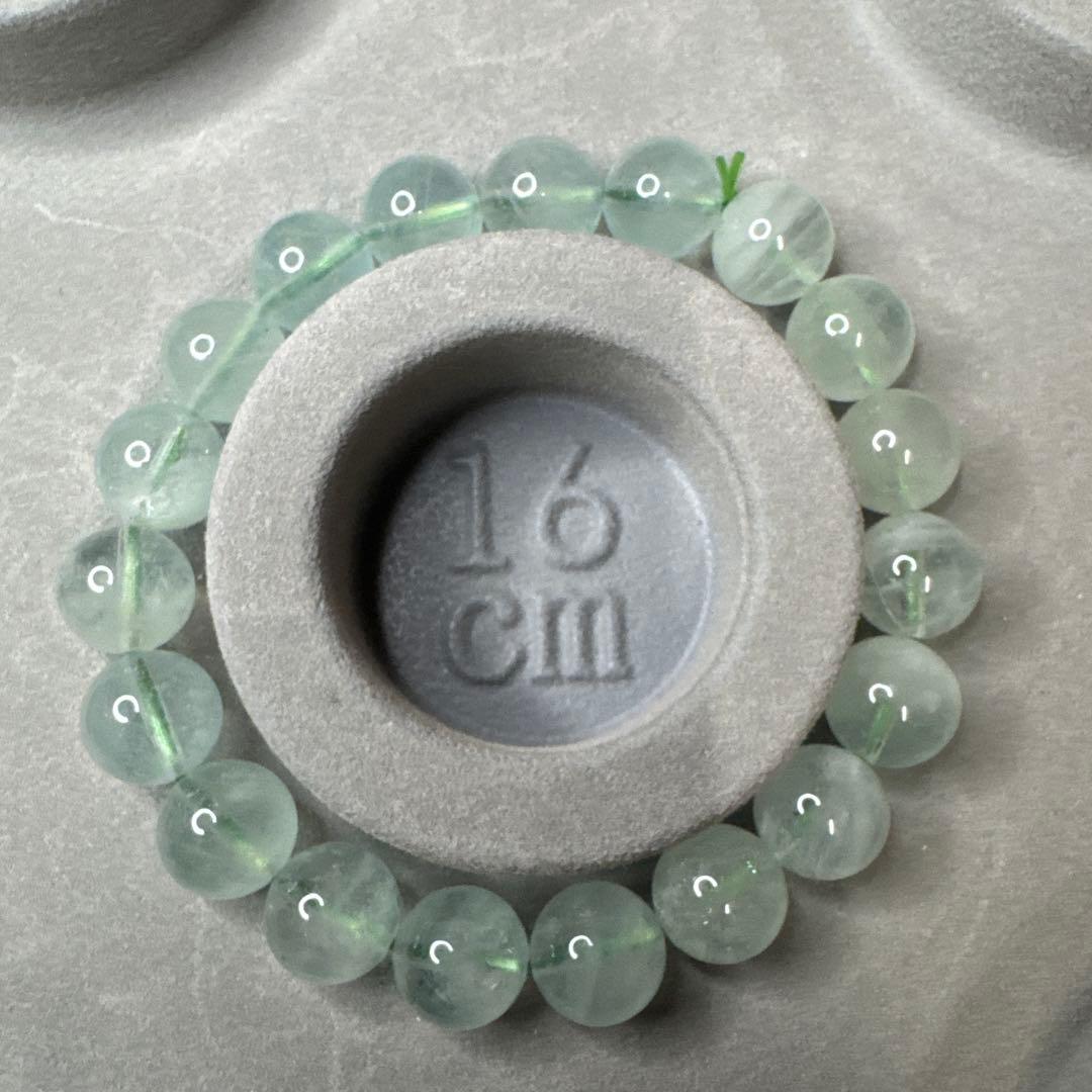 【高品質】グリーンアクアマリン ブレスレット 16cm