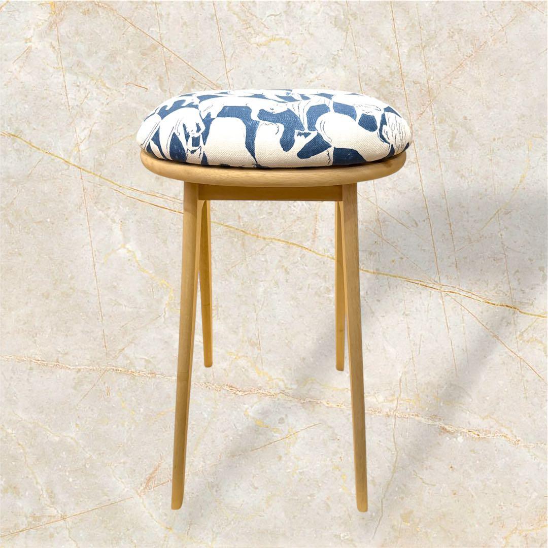 mina perhonen / ミナペルホネン生地使用スツール　ハイスツール