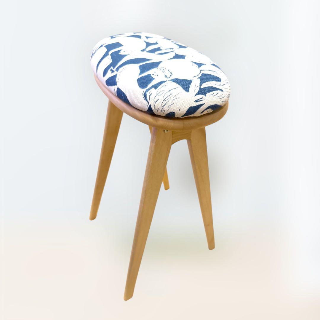 mina perhonen / ミナペルホネン生地使用スツール　ハイスツール