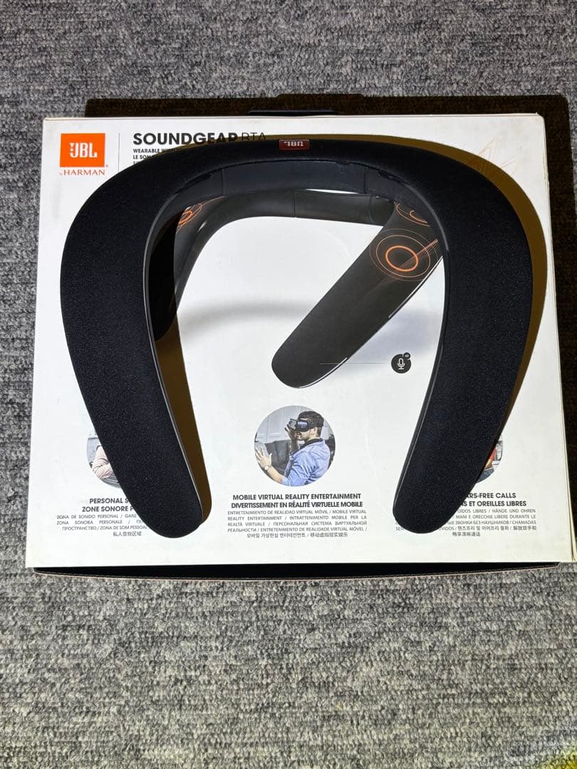 美品　JBL Soundgear BTA 黒 ネックスピーカー　付属品新品
