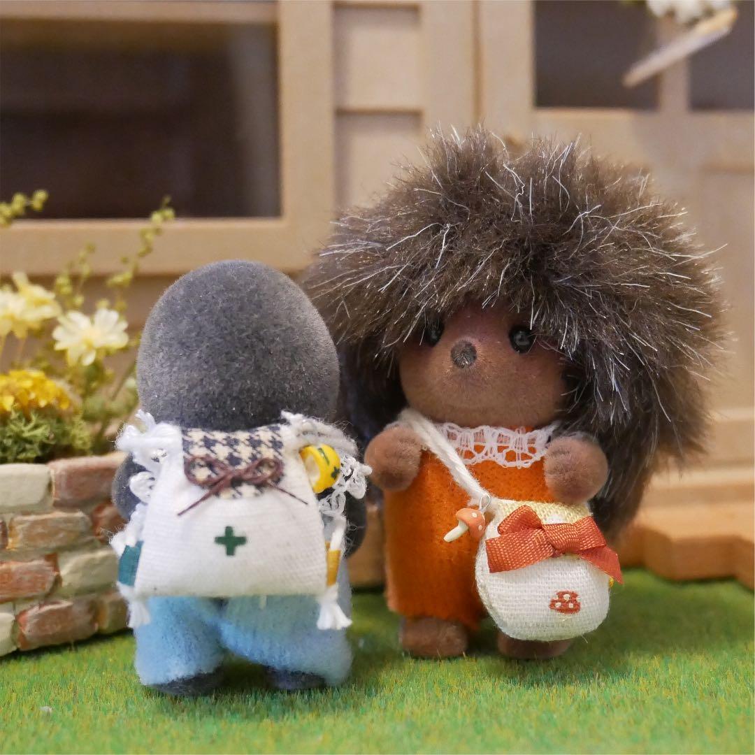 ミニチュア リュックとポシェット(安全第一♡きのこ)