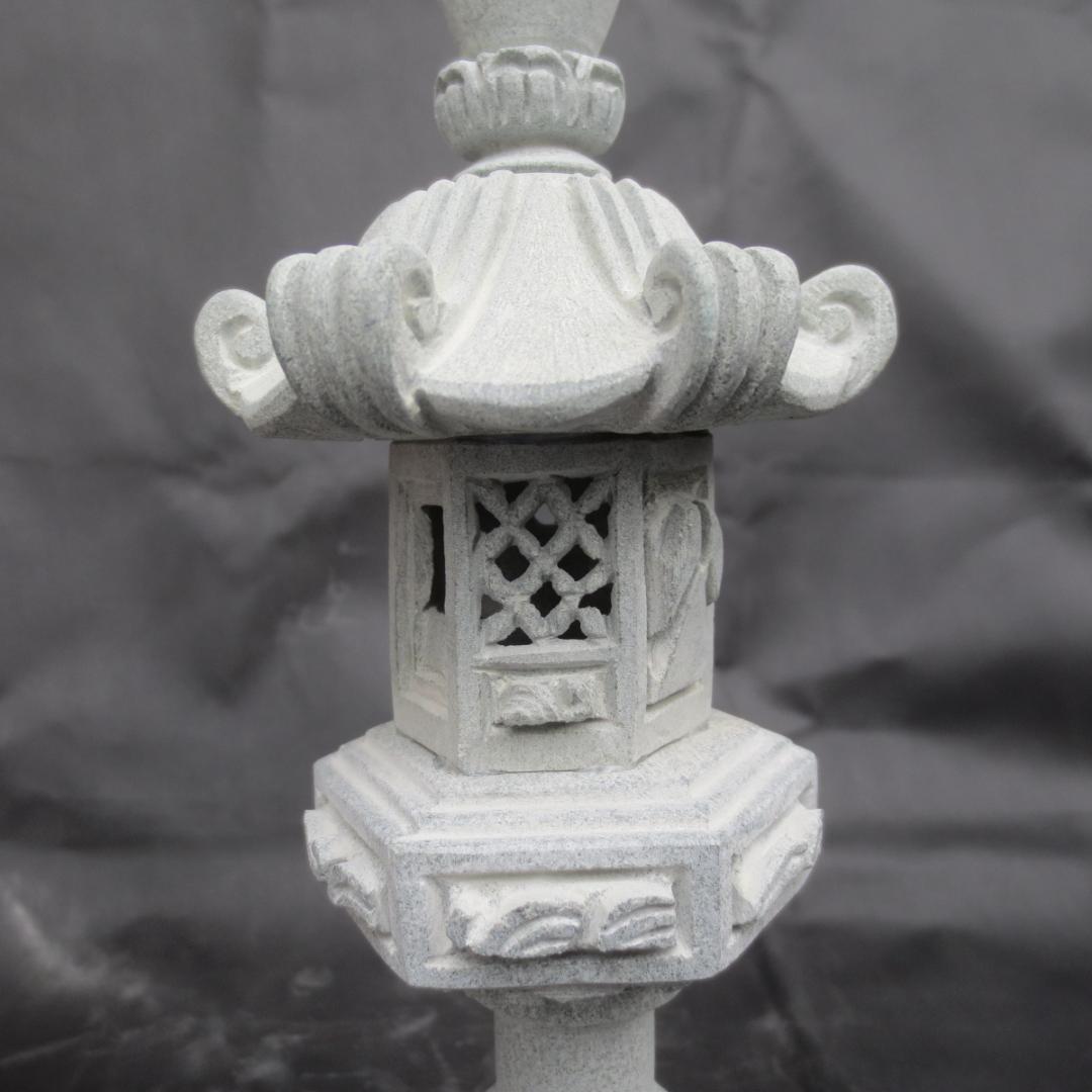 ミニ灯籠 春日型 灯篭 灯籠 燈籠 灯ろう 蟷螂 とうろう 天然御影石