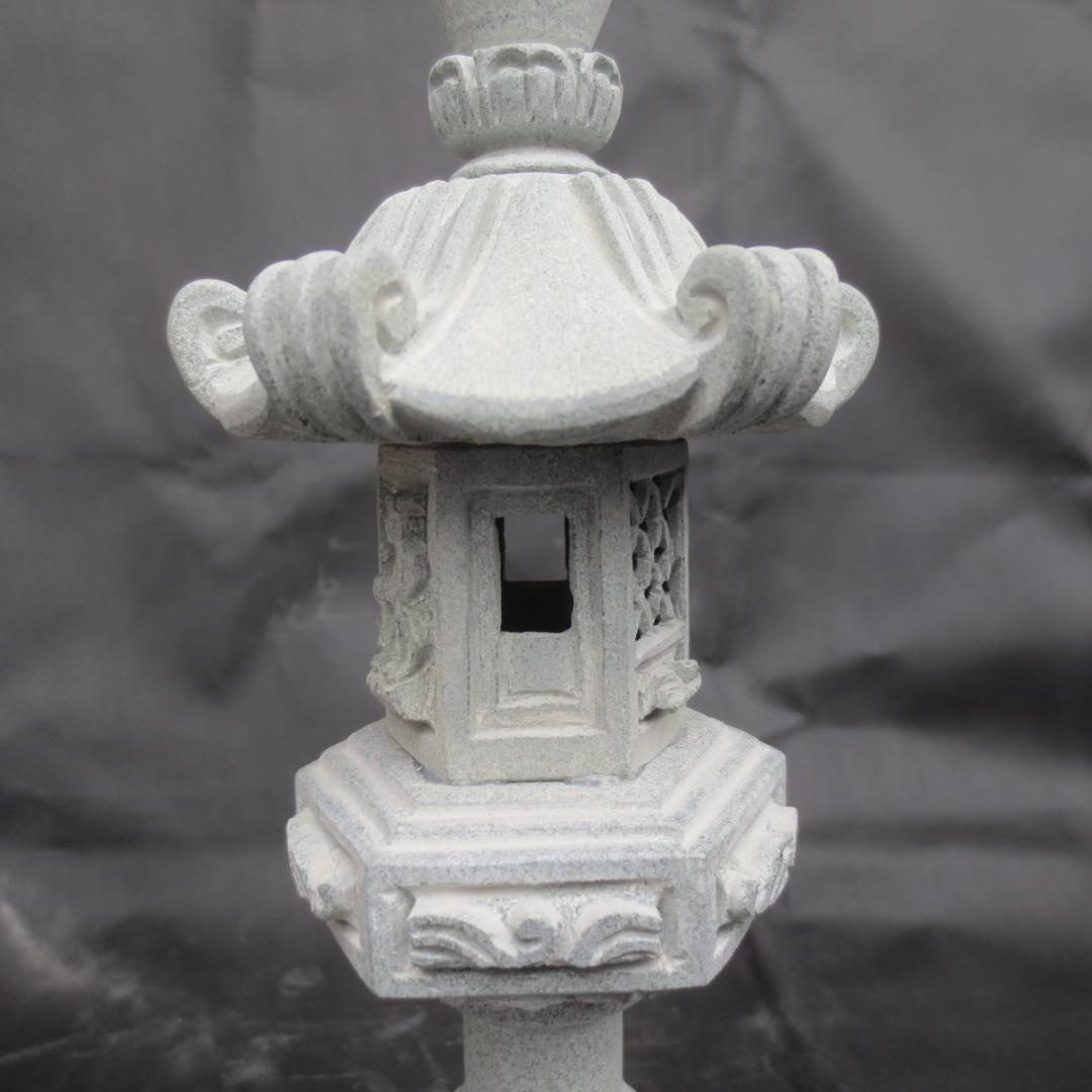 ミニ灯籠 春日型 灯篭 灯籠 燈籠 灯ろう 蟷螂 とうろう 天然御影石