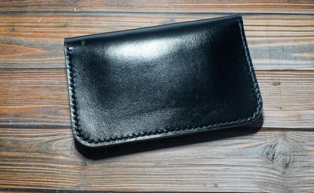 ミドルトラッカーウォレット　二層　馬革 茶芯　ニッケル　トラッカーウォレット