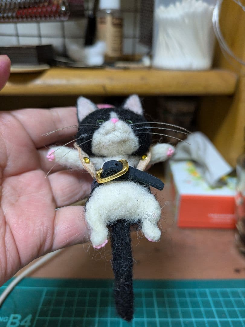 くろ出品 豆猫PECO-LIN