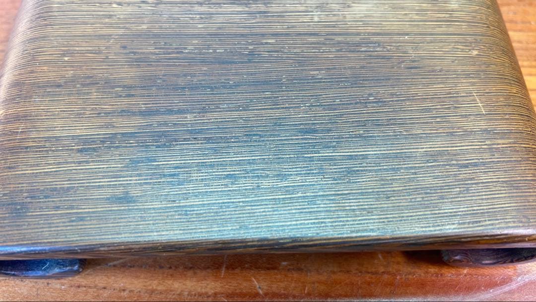 Y82 高級巻卓　職人による手作り 鉄刀木無垢材一枚板