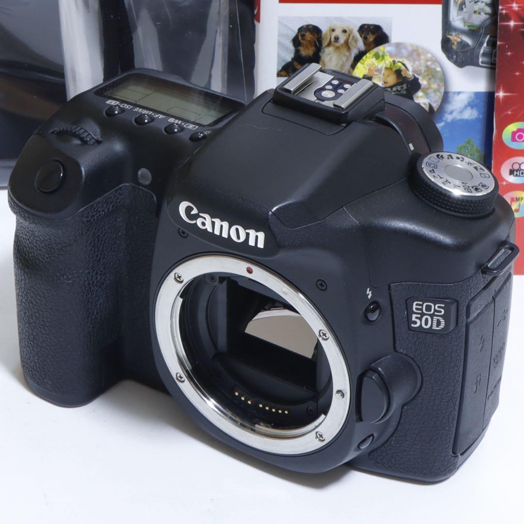 ☆スマホに送れる一眼レフ☆超本格入門☆WiFi機能☆ キャノン EOS 50D♫