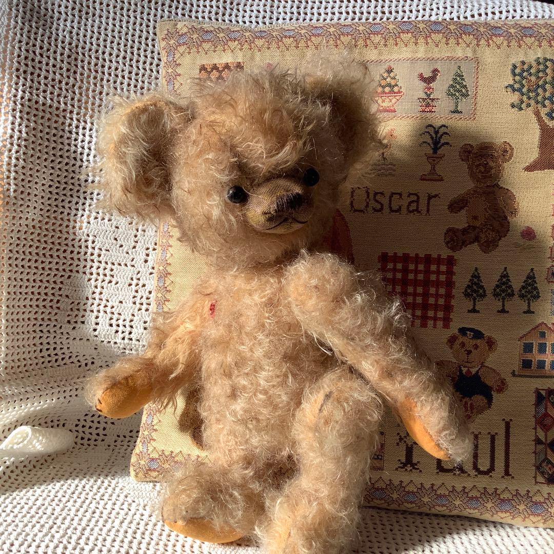 くま子のチーベアゴールドカールモヘア