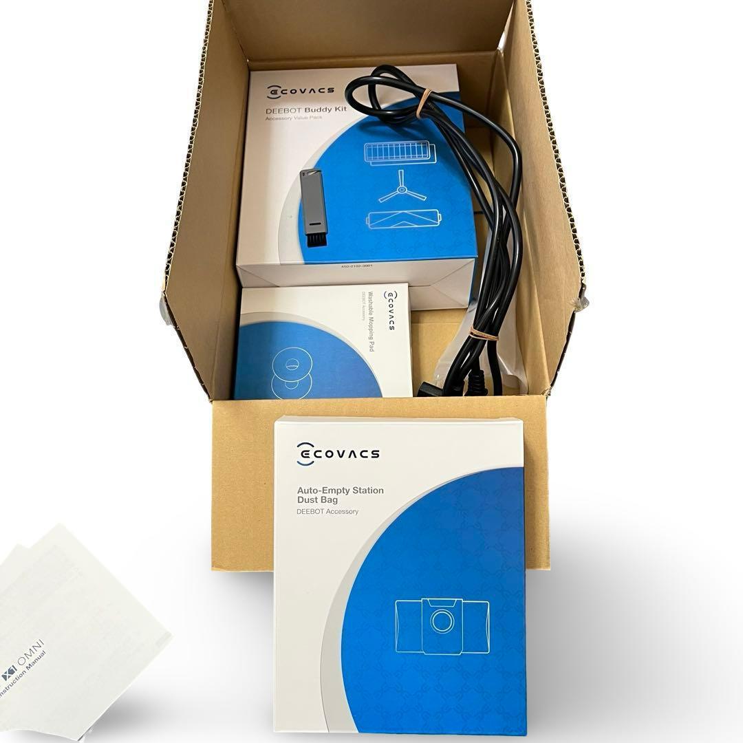 エコバックス DEEBOT X1OMNI ロボット掃除機 全自動清掃 動作確認済