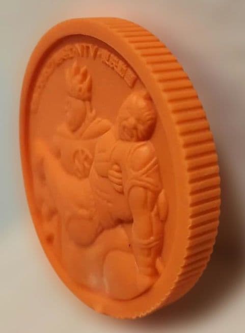 キン消し　朱色　パート30 稀少（記念メダル）