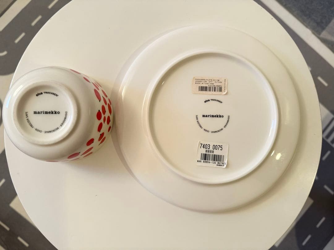 新品 未使用 marimekko PAKKANEN プレート ボウル