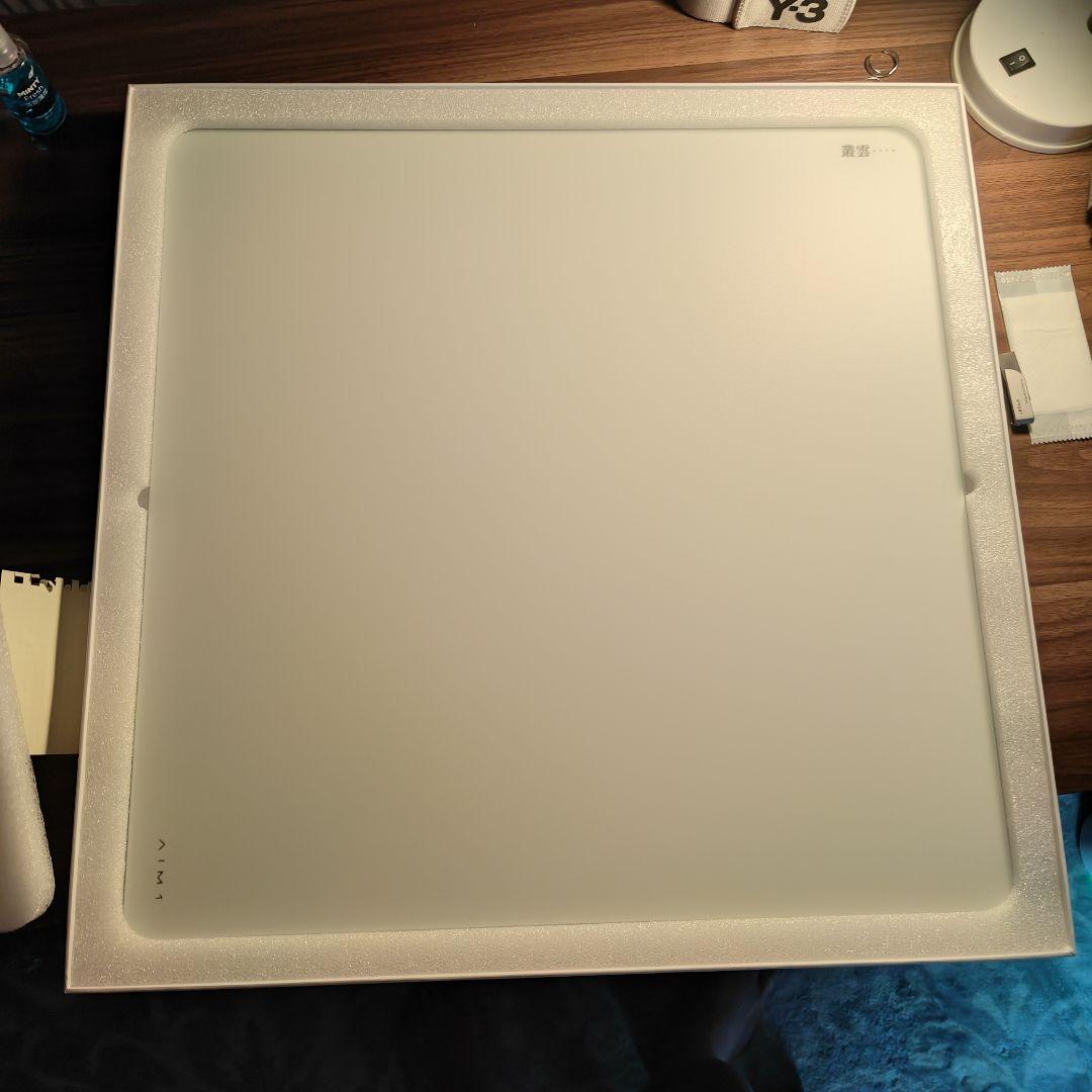 ゲーミングマウスとガラスパッドセット