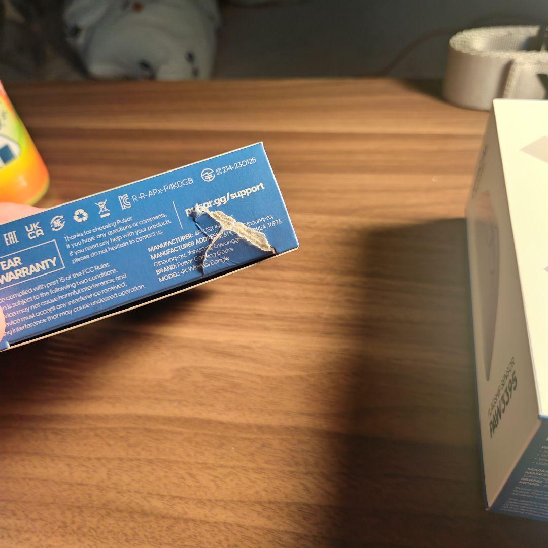 ゲーミングマウスとガラスパッドセット