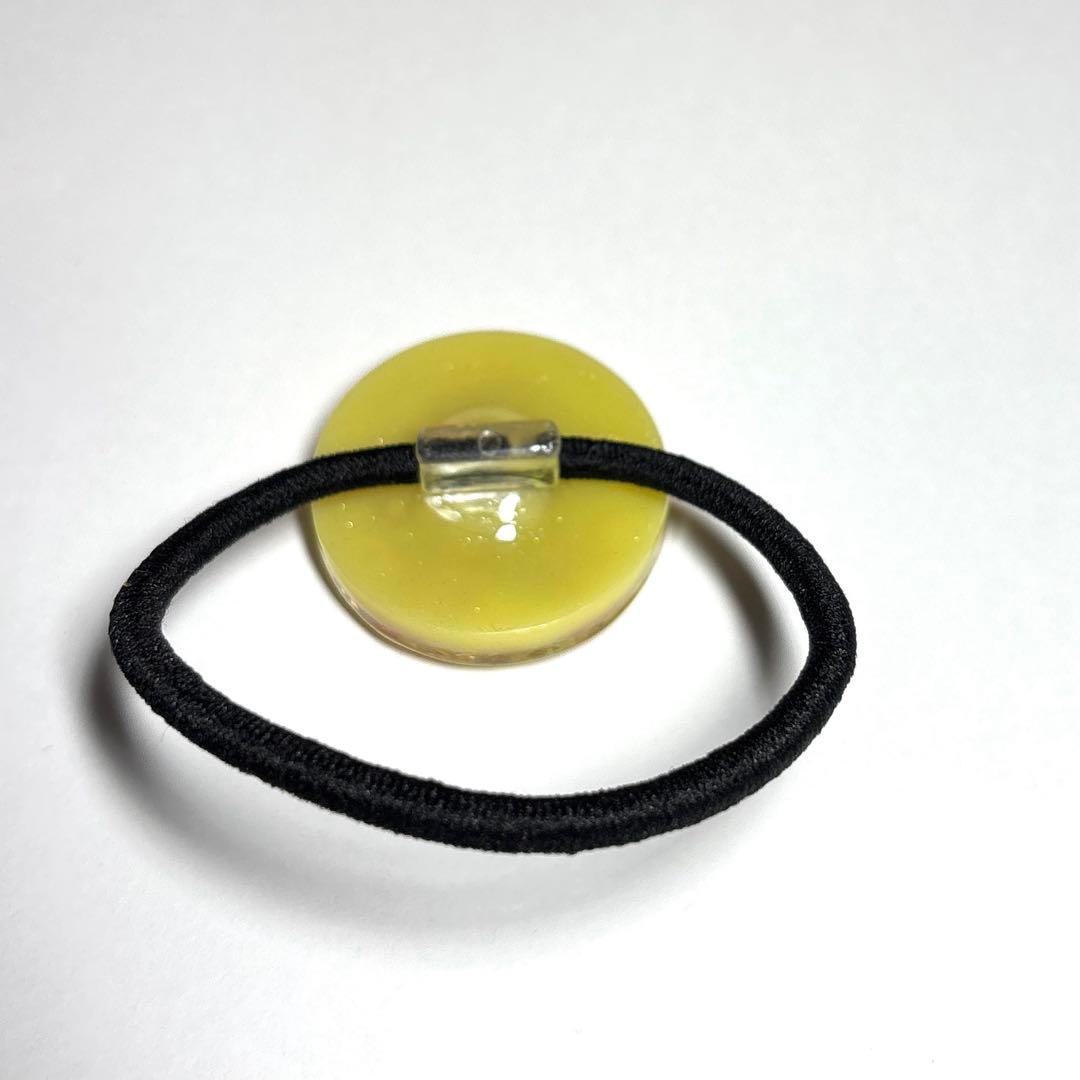 レジン　ヘアゴム　マトリカリア　イエロー系　52