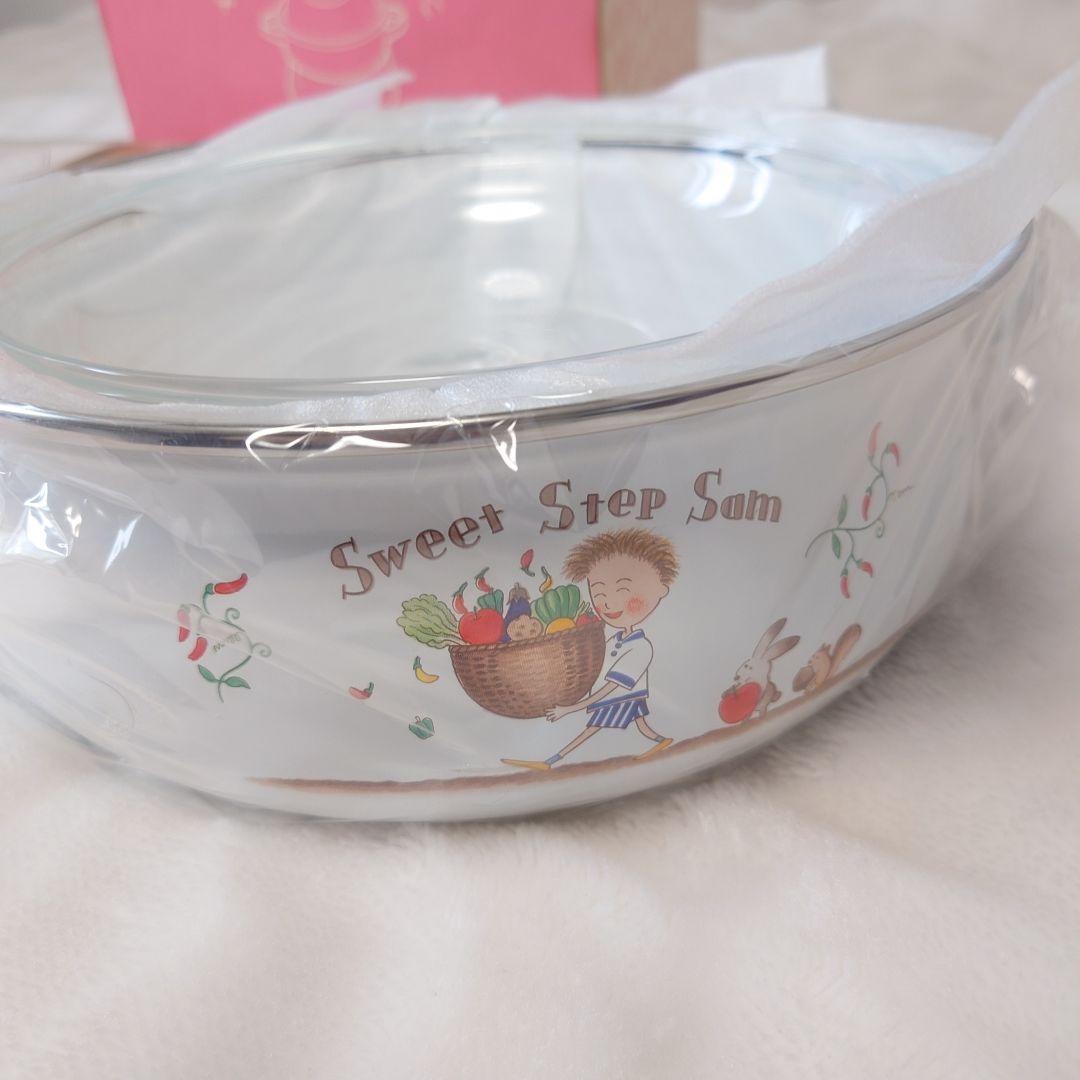レトロ Sweet Step Sam 保温加温トレー 卓上鍋 23cm 未使用品