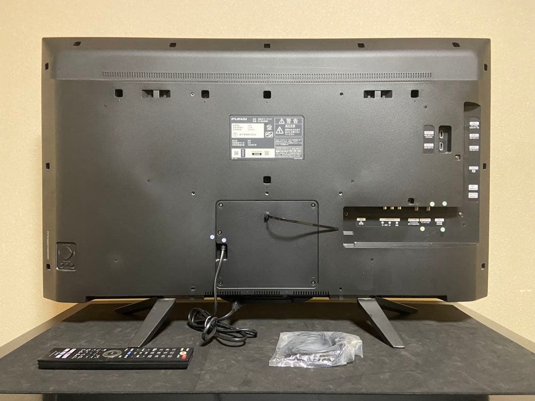 【今だけ優待価格】FUNAI 43V型4K（2018）HDD内蔵・YouTube