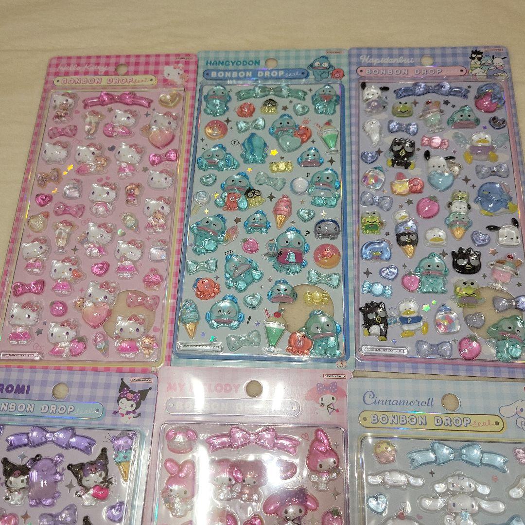 サンリオボンボンドロップシール 正規品　6枚セット