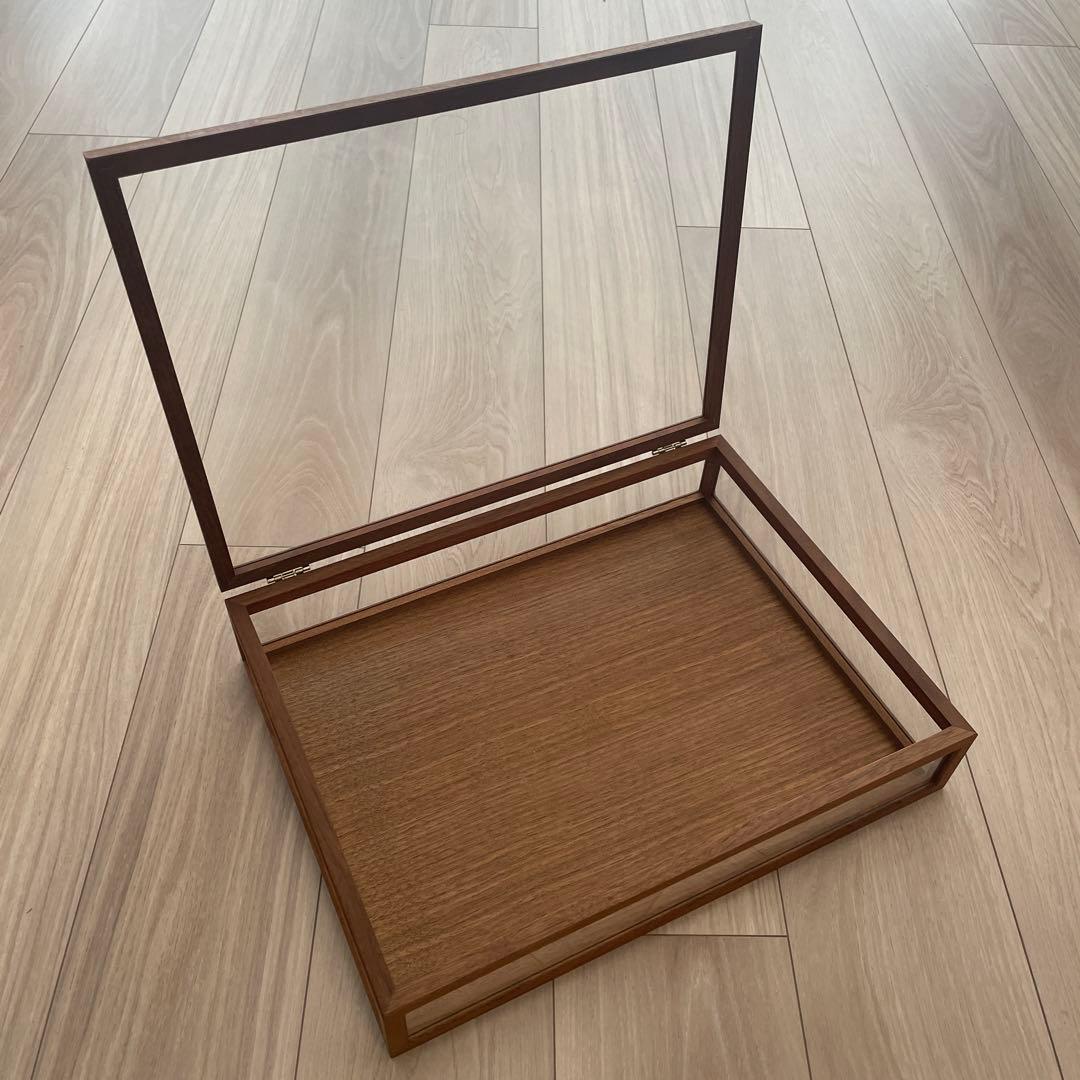 ✴︎SALE✴︎【ラルース】木製 ジュエリーボックス(リングスタンド10個付き)