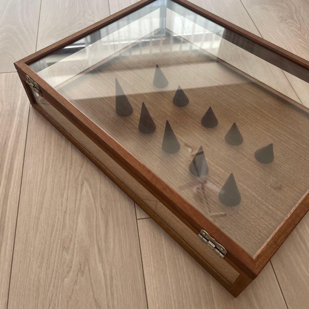 ✴︎SALE✴︎【ラルース】木製 ジュエリーボックス(リングスタンド10個付き)