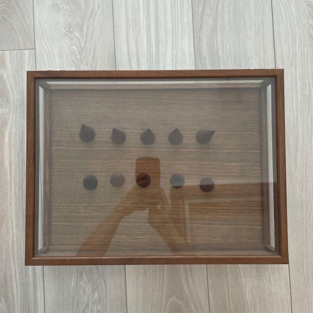 ✴︎SALE✴︎【ラルース】木製 ジュエリーボックス(リングスタンド10個付き)